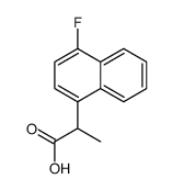 cas no 3833-03-2 is 2-(4-fluoronaphthalen-1-yl)propanoic acid
