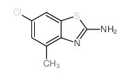cas no 38338-21-5 is 2-Benzothiazolamine,6-chloro-4-methyl-(9CI)