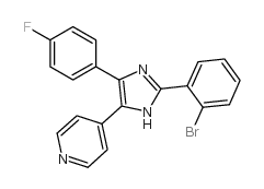 cas no 384820-17-1 is 4-[2-(2-Bromophenyl)-5-(4-fluorophenyl)-1H-imidazol-4-yl]pyridine