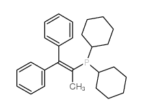 cas no 384842-24-4 is 2-(Dicyclohexylphosphino)-1,1-diphenyl-1-propene,Dicyclohexyl(1-methyl-2,2-diphenylvinyl)phosphine
