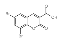 cas no 3855-87-6 is 6,8-dibromocoumarin-3-carboxylic acid
