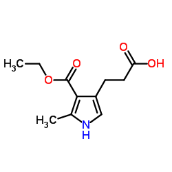 cas no 38664-16-3 is 4-(2-Carboxy-Ethyl)-2-Methyl-1H-Pyrrole-3-Carboxylic Acid Ethyl Ester