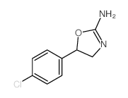 cas no 3876-10-6 is 2-Oxazolamine,5-(4-chlorophenyl)-4,5-dihydro-