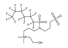 cas no 38850-58-7 is (2-hydroxyethyl)dimethyl[3-[(3-sulphopropyl)[(tridecafluorohexyl)sulphonyl]amino]propyl]ammonium hydroxide