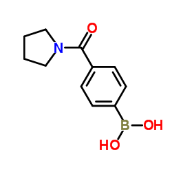 cas no 389621-81-2 is [4-(1-Pyrrolidinylcarbonyl)phenyl]boronic acid