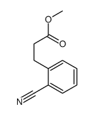 cas no 39220-74-1 is methyl 3-(2-cyanophenyl)propanoate