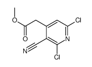 cas no 39621-02-8 is Methyl 2-(2,6-dichloro-3-cyanopyridin-4-yl)acetate