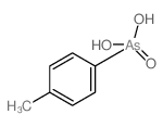 cas no 3969-54-8 is p-Tolyl Arsonic Acid