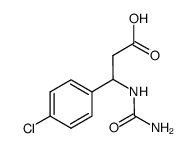 cas no 39773-45-0 is 3-[(AMINOCARBONYL)AMINO]-3-(4-CHLOROPHENYL)PROPANOIC ACID