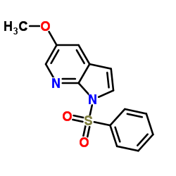 cas no 397842-89-6 is 1H-Pyrrolo[2,3-b]pyridine, 5-methoxy-1-(phenylsulfonyl)-