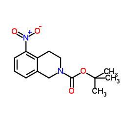 cas no 397864-14-1 is TERT-BUTYL 5-NITRO-3,4-DIHYDROISOQUINOLINE-2(1H)-CARBOXYLATE