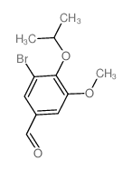 cas no 400070-31-7 is 3-bromo-5-methoxy-4-propan-2-yloxybenzaldehyde