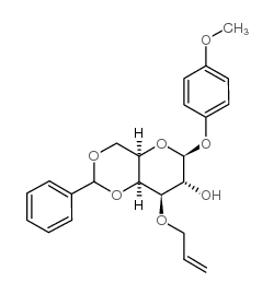 cas no 400091-05-6 is 4-Methoxyphenyl 3-O-Allyl-4,6-O-benzylidene-β-D-galactopyranoside