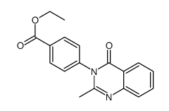 cas no 4005-02-1 is ETHYL 4-(2-METHYL-4-OXOQUINAZOLIN-3(4H)-YL)BENZOATE