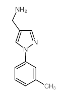 cas no 400876-68-8 is [1-(3-methylphenyl)pyrazol-4-yl]methanamine
