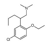 cas no 40136-65-0 is 2-(5-chloro-2-ethoxyphenyl)-N,N-dimethylpentan-1-amine