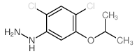 cas no 40178-22-1 is (2,4-Dichloro-5-isopropoxyphenyl)hydrazine