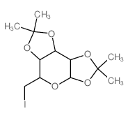 cas no 4026-28-2 is 5-(iodomethyl)-2,2,7,7-tetramethyl-5,5a,8a,8b-tetrahydro-3aH-di[1,3]dioxolo[4,5-a:5',4'-d]pyran