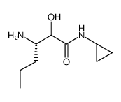 cas no 402960-19-4 is (S)-3-amino-2-hydroxyhexanoylcyclopropylamide
