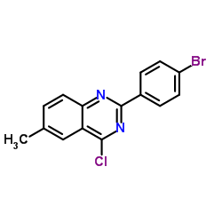 cas no 405933-97-3 is 2-(4-Bromophenyl)-4-chloro-6-methylquinazoline
