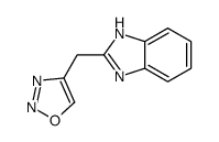 cas no 40609-34-5 is 2-(1,2,3-Oxadiazol-4-ylmethyl)-1H-benzimidazole