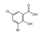 cas no 4068-58-0 is 3-bromo-5-chloro-2-hydroxybenzoic acid