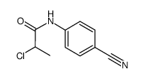 cas no 40781-36-0 is 2-chloro-n-(4-cyanophenyl)propanamide