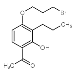 cas no 40786-20-7 is 1-[4-(3-bromopropoxy)-2-hydroxy-3-propylphenyl]ethanone