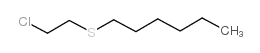 cas no 41256-15-9 is 1-(2-chloroethylsulfanyl)hexane
