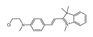 cas no 41261-03-4 is N-(2-chloroethyl)-N-methyl-4-[2-(1,3,3-trimethylindol-1-ium-2-yl)ethenyl]aniline