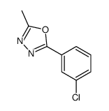 cas no 41420-93-3 is 2-(3-Chlorophenyl)-5-methyl-1,3,4-oxadiazole