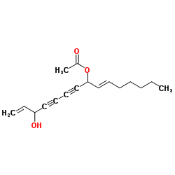 cas no 41682-30-8 is 8-Acetoxypentadeca-1,9Z-diene-4,6-diyn-3-ol