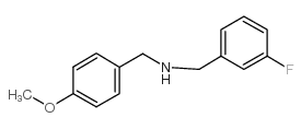 cas no 418792-57-1 is N-[(3-fluorophenyl)methyl]-1-(4-methoxyphenyl)methanamine
