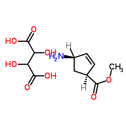 cas no 419563-22-7 is (1S,4R)-METHYL 4-AMINOCYCLOPENT-2-ENECARBOXYLATE (2R,3R)-2,3-DIHYDROXYSUCCINATE