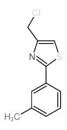 cas no 41963-17-1 is 4-(Chloromethyl)-2-(3-methylphenyl)-1,3-thiazole
