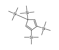 cas no 41991-87-1 is trimethyl-[1,3,4-tris(trimethylsilyl)cyclopenta-2,4-dien-1-yl]silane