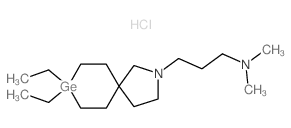 cas no 41992-22-7 is 2-Aza-8-germaspiro[4.5]decane-2-propanamine,8,8-diethyl-N,N-dimethyl-, hydrochloride (1:2)