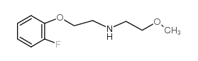 cas no 420102-44-9 is N-[2-(2-fluorophenoxy)ethyl]-2-methoxyethanamine