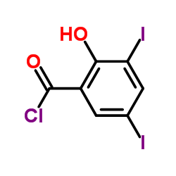 cas no 42016-91-1 is 2-Hydroxy-3,5-diiodobenzoyl chloride