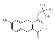 cas no 420788-05-2 is 7-amino-2-[(2-methylpropan-2-yl)oxycarbonyl]-3,4-dihydro-1H-isoquinoline-3-carboxylic acid