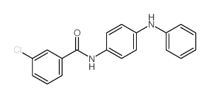 cas no 420814-14-8 is 3-CHLORO-N-(4-(PHENYLAMINO)PHENYL)BENZAMIDE