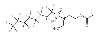 cas no 423-82-5 is 2-[ethyl(1,1,2,2,3,3,4,4,5,5,6,6,7,7,8,8,8-heptadecafluorooctylsulfonyl)amino]ethyl prop-2-enoate