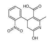 cas no 423120-03-0 is 1,4,5,6-TETRAHYDRO-2-METHYL-4-(2-NITROPHENYL)-6-OXO-3-PYRIDINECARBOXYLIC ACID