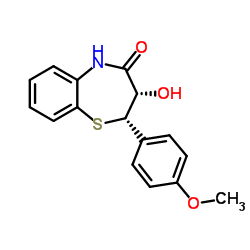 cas no 42399-49-5 is (2S-cis)-(+)-2,3-Dihydro-3-hydroxy-2-(4-methoxyphenyl)-1,5-benzothiazepin-4(5H)-one