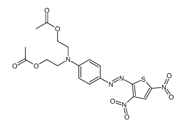 cas no 42783-06-2 is 2,2'-[[4-[(3,5-dinitro-2-thienyl)azo]phenyl]imino]bisethyl diacetate