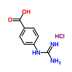 cas no 42823-46-1 is N-(4-Carboxyphenyl)guanidine hydrochloride