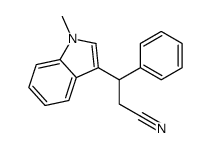cas no 429689-25-8 is 3-(1-methylindol-3-yl)-3-phenylpropanenitrile