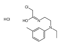 cas no 42992-30-3 is 2-chloro-N-[2-(N-ethyl-3-methylanilino)ethyl]acetamide,hydrochloride