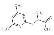 cas no 433242-31-0 is 2-(4,6-dimethylpyrimidin-2-yl)sulfanylpropanoic acid