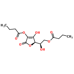 cas no 4337-04-6 is [(2S)-2-[(2R)-4-butanoyloxy-3-hydroxy-5-oxo-2H-furan-2-yl]-2-hydroxyethyl] butanoate